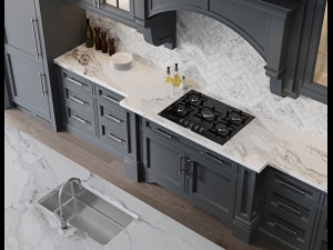 Classic kitchen 5 Modelo 3D