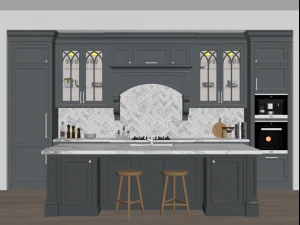 Cucina classica 5 Modello 3D