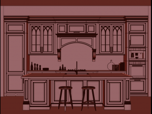 Classic kitchen 5 Modelo 3D