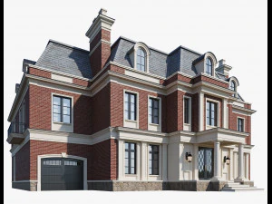 Klassisches Haus 4 3D Modell