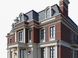 Classic house 4 Modèle 3D