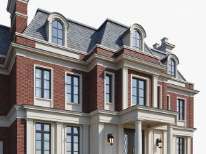 Classic house 4 Modèle 3D