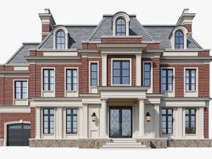 Classic house 4 Modèle 3D