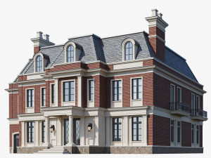 Classic house 4 Modèle 3D