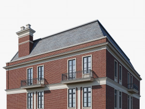 Classic house 4 Modèle 3D