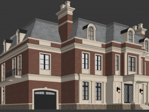 Classic house 4 Modèle 3D