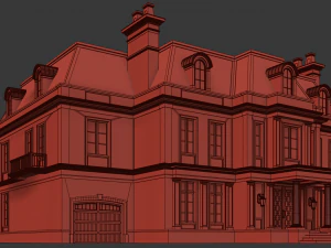 Classic house 4 3D Model