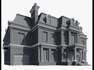 Classic house 4 Modèle 3D