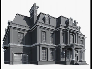 Classic house 4 3D Model