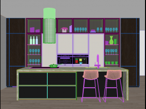 Modern kitchen 10 3D Model
