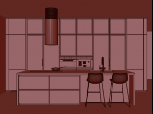 Modern kitchen 10 3D Model