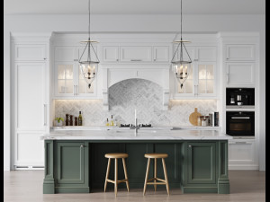 Classic kitchen 6 3D 모델