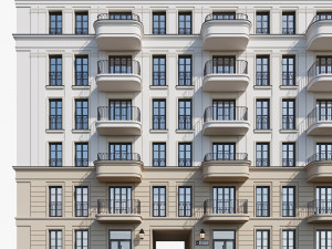 Classic residential building 18 3Dモデル