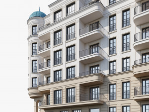 Classic residential building 18 3Dモデル