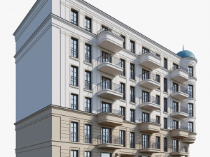 Classic residential building 18 3Dモデル