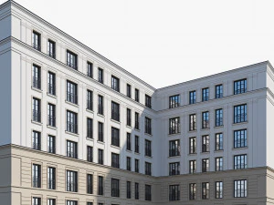 Classic residential building 18 3D Model