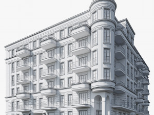 Classic residential building 18 3Dモデル