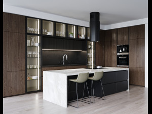 Modern kitchen 11 Modèle 3D