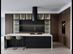 Modern kitchen 11 Modèle 3D