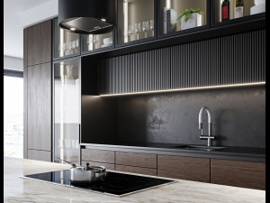 Modern kitchen 11 Modèle 3D