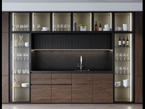 Modern kitchen 11 Modèle 3D