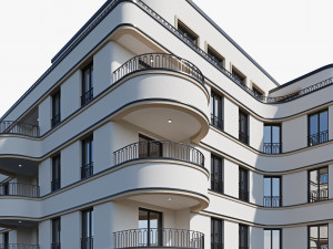 Modern residential building 18 3Dモデル