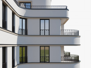 Modern residential building 18 3Dモデル