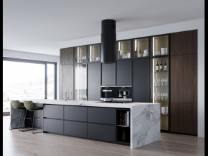 Modern kitchen 12 3D Модель