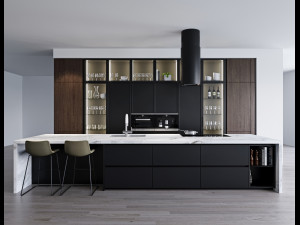 Modern kitchen 12 3D Модель