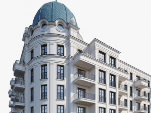 Classic residential building 19 3D-Modell