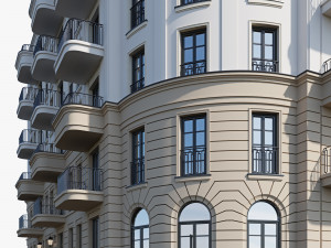 Classic residential building 19 3D-Modell