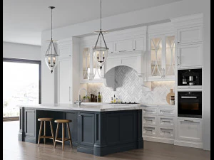 클래식 주방 7 3D 모델