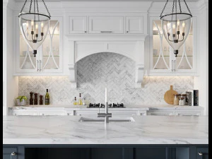 클래식 주방 7 3D 모델