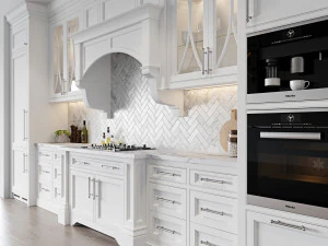 클래식 주방 7 3D 모델