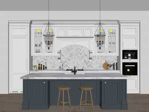 Cucina classica 7 Modello 3D