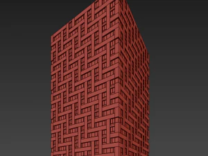 Modern residential building 19 3D Model
