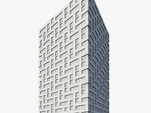 Modern residential building 19 3D Model