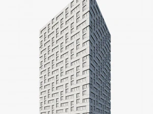 Modern residential building 19 3D Model