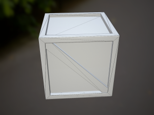 pbr wooden crate 3Dモデル