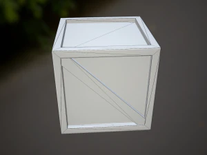 pbr wooden crate 3D Model