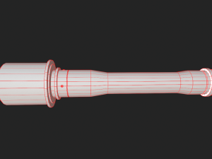 pbr stielhandgranate - wwii german m24 stick grenade 3D Модель