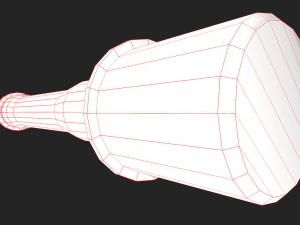 pbr stielhandgranate - wwii german m24 stick grenade 3D Model