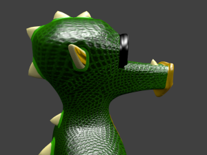 dragon head helmet 3D Model