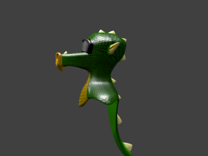 dragon head helmet 3D Model