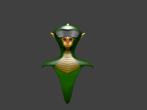 dragon head helmet 3D Model