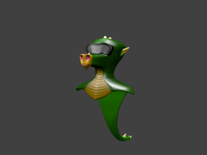 dragon head helmet 3D Model