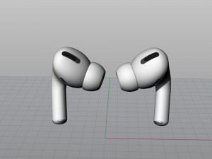 airpods pro 3Dモデル