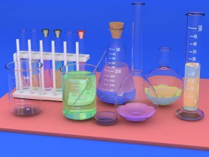 колба 3D Модель