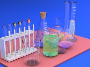 flask Modèle 3D