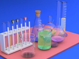 flask 3D Model